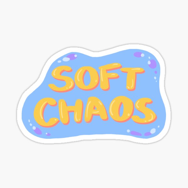 Item preview, Typo Therapy “Soft Chaos” designed and sold by crazycraycat.