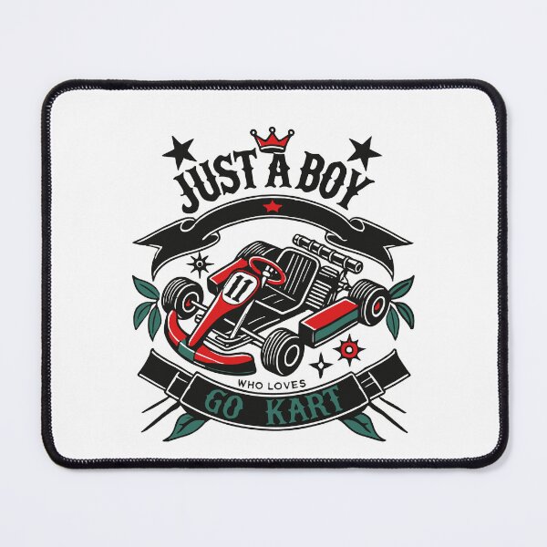 Item preview, Go-kart Loving Boy Retro Style designed and sold by LuminOrb.