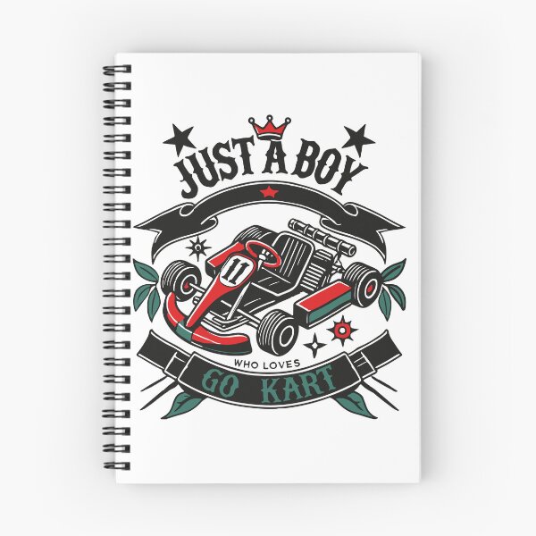 Item preview, Go-kart Loving Boy Retro Style designed and sold by LuminOrb.