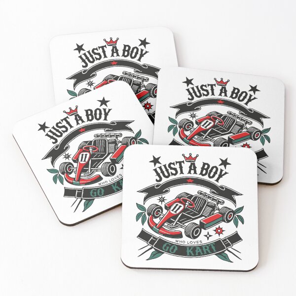 Item preview, Go-kart Loving Boy Retro Style designed and sold by LuminOrb.