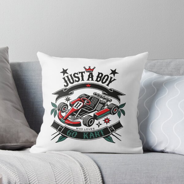 Item preview, Go-kart Loving Boy Retro Style designed and sold by LuminOrb.