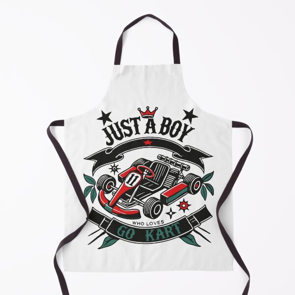 Item preview, Go-kart Loving Boy Retro Style designed and sold by LuminOrb.