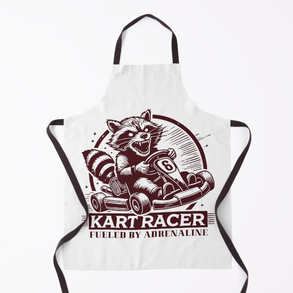 Item preview, Kart Racer Adrenaline Driven Raccoon designed and sold by LuminOrb.