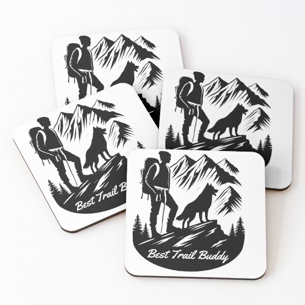 Item preview, My Dog, My Hiking Partner - Black Design designed and sold by Fikuall.