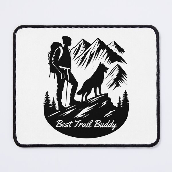 Item preview, My Dog, My Hiking Partner - Black Design designed and sold by Fikuall.