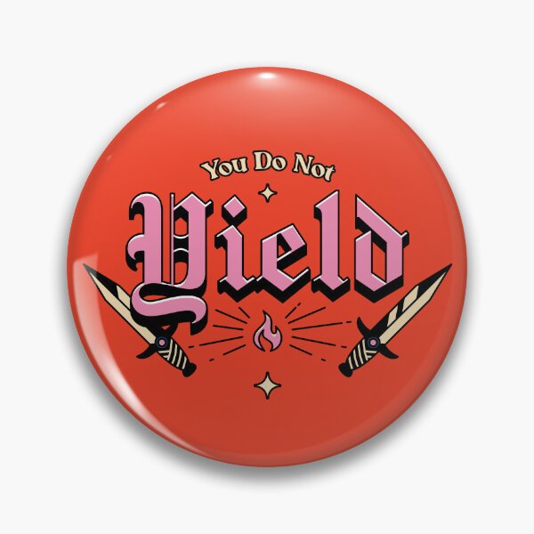 Item preview, You Do Not Yield Illustrated Fantasy Type designed and sold by Magyarmelcsi Illustration.
