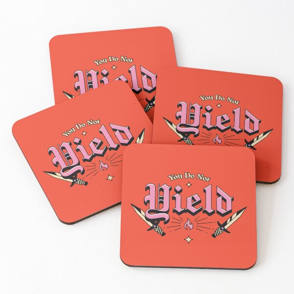 Item preview, You Do Not Yield Illustrated Fantasy Type designed and sold by Magyarmelcsi Illustration.