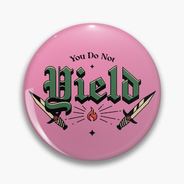 Item preview, You Do Not Yield Illustrated Fantasy Type designed and sold by Magyarmelcsi Illustration.