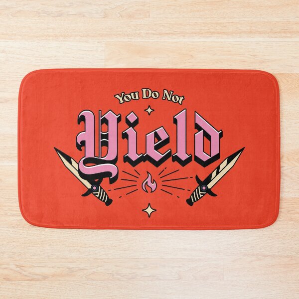 Item preview, You Do Not Yield Illustrated Fantasy Type designed and sold by Magyarmelcsi Illustration.