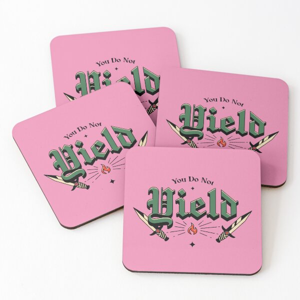 Item preview, You Do Not Yield Illustrated Fantasy Type designed and sold by Magyarmelcsi Illustration.