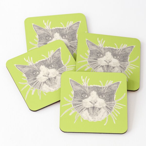 Item preview, Expressive Calhoun Cat Graphite Drawing designed and sold by brookeleebee.