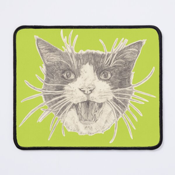 Item preview, Expressive Calhoun Cat Graphite Drawing designed and sold by brookeleebee.