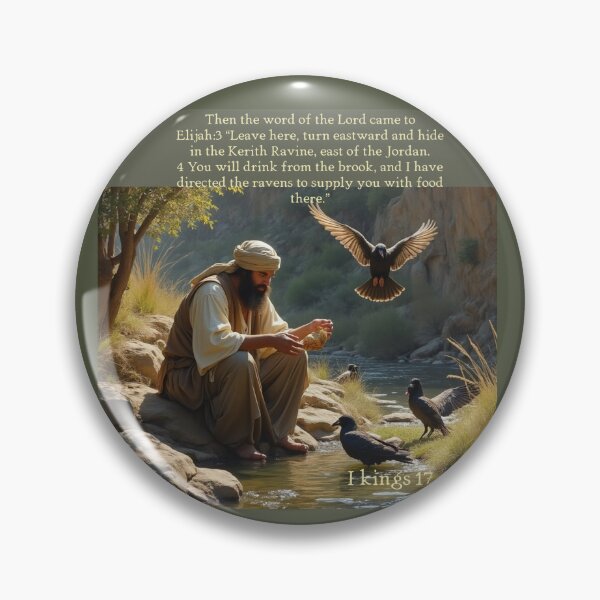 Item preview, Elijah fed by the ravens  designed and sold by Salzanos.