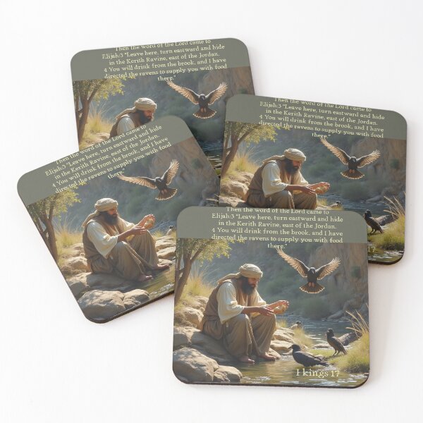 Item preview, Elijah fed by the ravens  designed and sold by Salzanos.