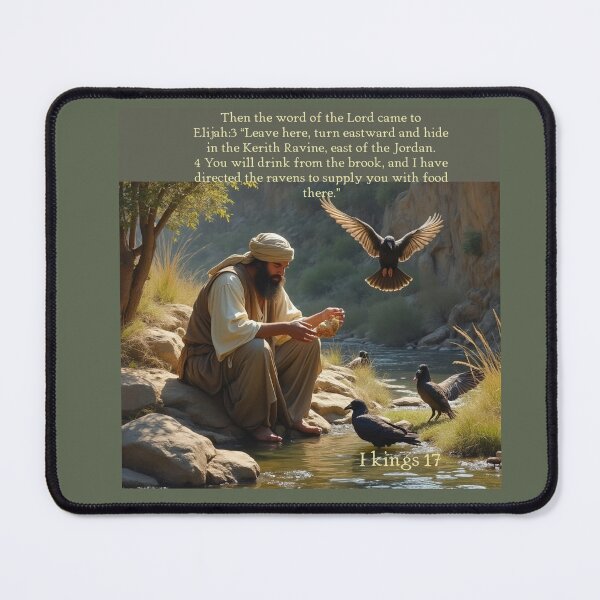 Item preview, Elijah fed by the ravens designed and sold by Salzanos.