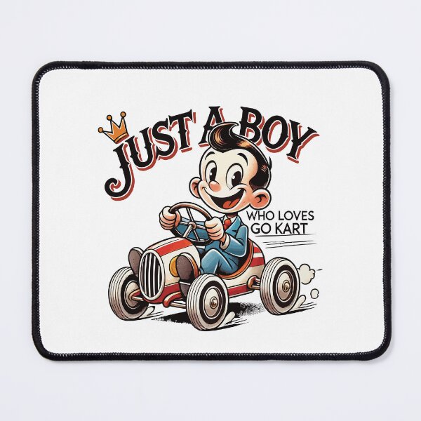 Item preview, Just A Boy Who Loves Go-Kart Fun designed and sold by LuminOrb.