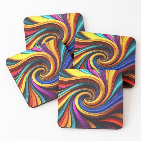 Item preview, Swirling Multi-Colored Striped Pattern designed and sold by iamhewho.