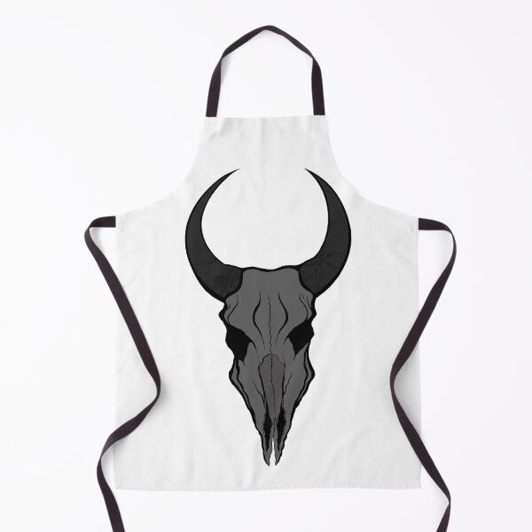 Item preview, Bull grayscale skull designed and sold by Casiv.