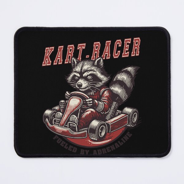 Item preview, Kart Racer Raccoon In Go-kart Adventure designed and sold by LuminOrb.