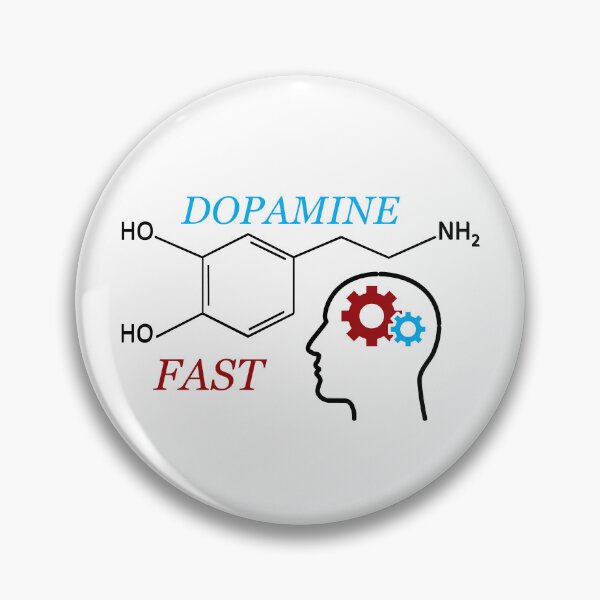 Item preview, Dopamine fast molecule structure chemist structural formula designed and sold by Alexaltay.