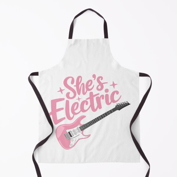 Item preview, She's Electric! Cute Pink Electric Guitar designed and sold by PMCreative.