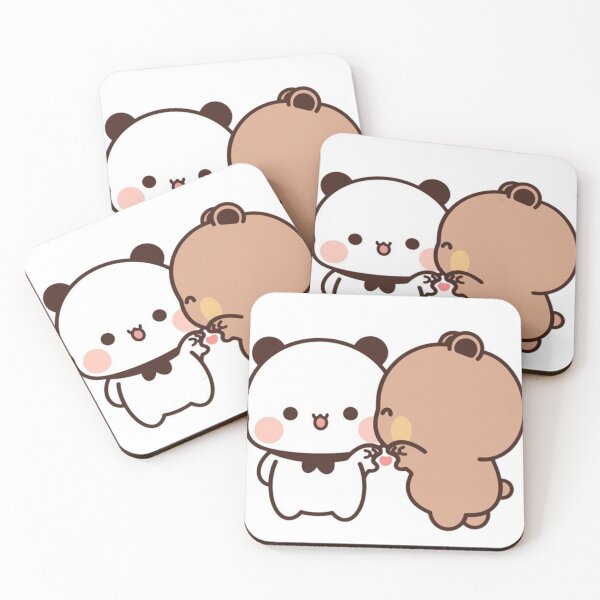 Aperçu de l'œuvre Bubu Et Dudu Bisous créée et vendue par BubuAndDuduShop.