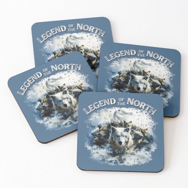 Item preview, LEGEND OF THE NORTH WOLVES BEARS BIRDS MOUNTAINS designed and sold by NikoDeeko.