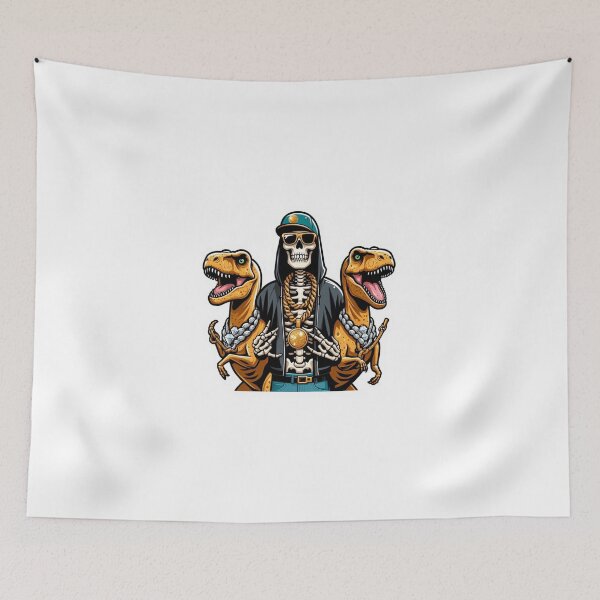 Item preview, The Dino Skeleton Thug designed and sold by MillionaireMF.