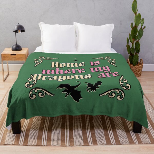 Item preview, Home is Where my Dragons are Illustrated Bookish Type designed and sold by Magyarmelcsi Illustration.