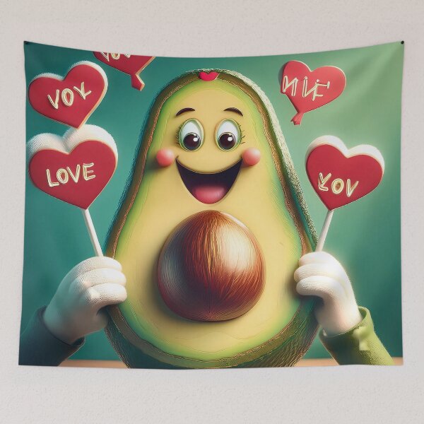 Item preview, Avacado Valentines love  designed and sold by LETHAL_OFFICIAL.