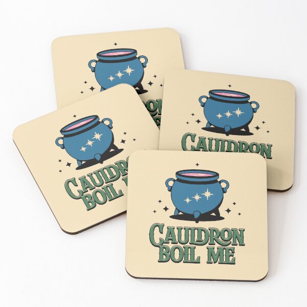 Item preview, Cauldron Boil Me Illustrated Bookish Type designed and sold by Magyarmelcsi Illustration.