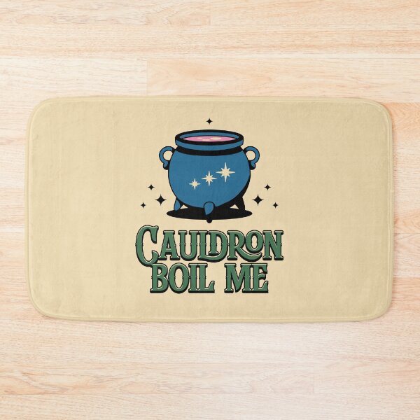 Item preview, Cauldron Boil Me Illustrated Bookish Type designed and sold by Magyarmelcsi Illustration.