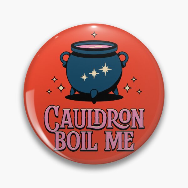 Item preview, Cauldron Boil Me Illustrated Bookish Type designed and sold by Magyarmelcsi Illustration.