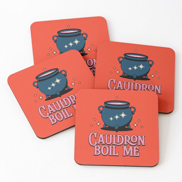 Item preview, Cauldron Boil Me Illustrated Bookish Type designed and sold by Magyarmelcsi Illustration.