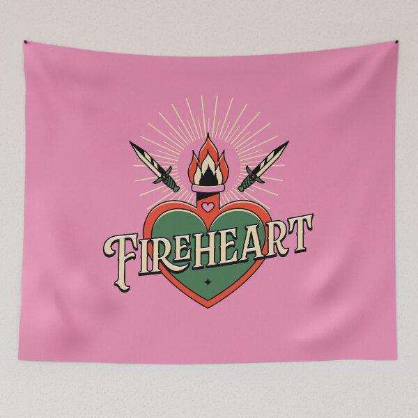 Item preview, Fireheart Illustrated Bookish Type  designed and sold by Magyarmelcsi Illustration.