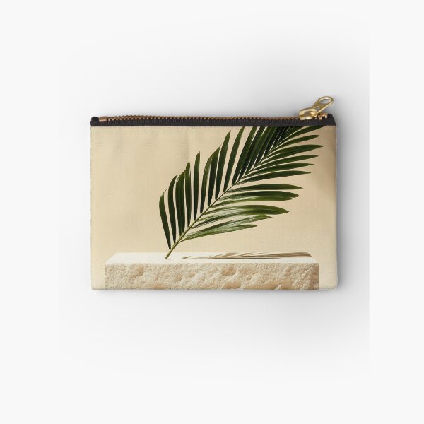 Item preview, Elegant palm leaf on a stone base designed and sold by anytka.