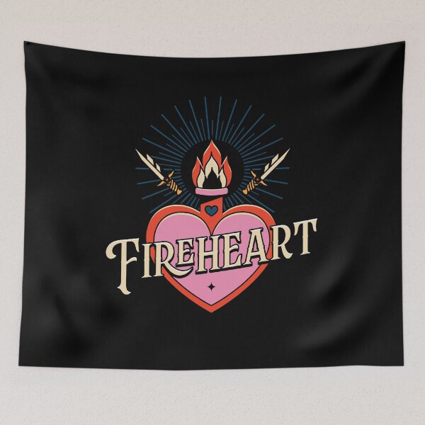 Item preview, Fireheart Illustrated Bookish Type designed and sold by Magyarmelcsi Illustration.