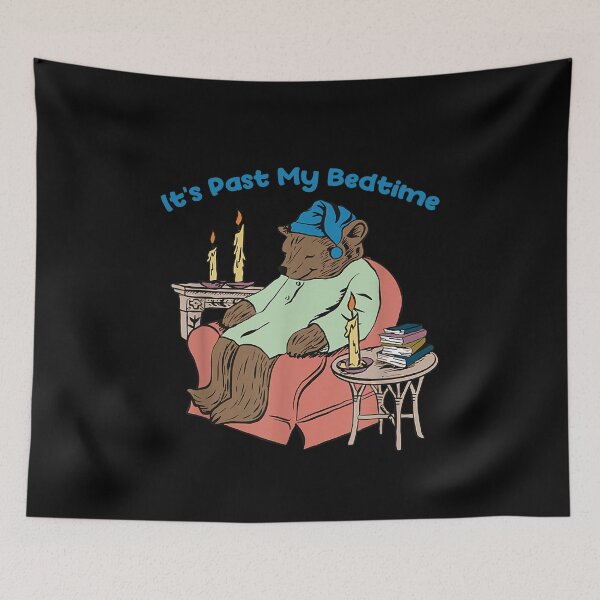 Item preview, It's Past My Bedtime Funny Bear Lover Reading   designed and sold by DoodleUrban.