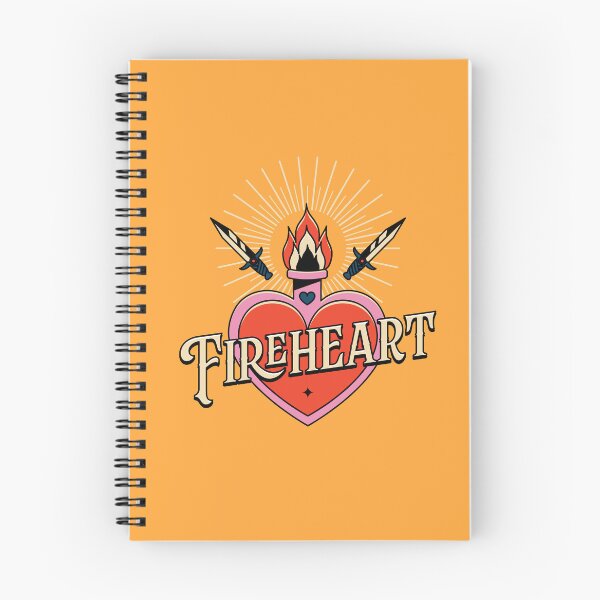 Item preview, Fireheart Illustrated Bookish Type designed and sold by Magyarmelcsi Illustration.