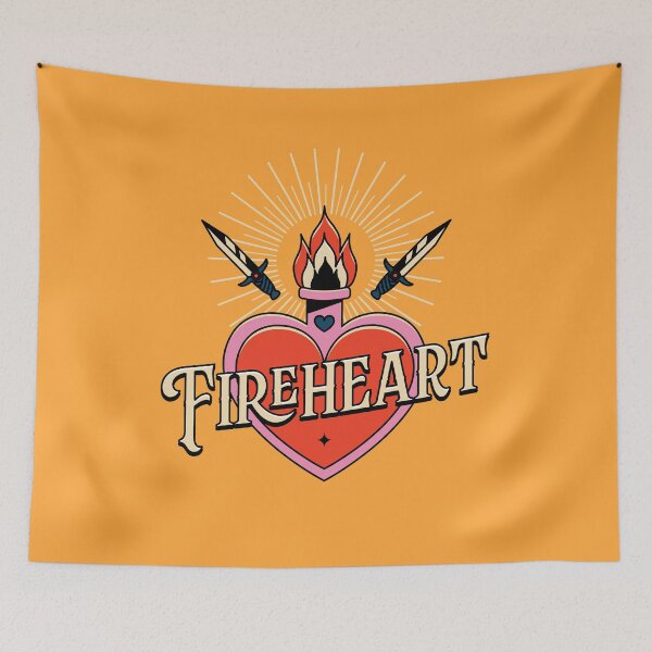 Item preview, Fireheart Illustrated Bookish Type designed and sold by Magyarmelcsi Illustration.