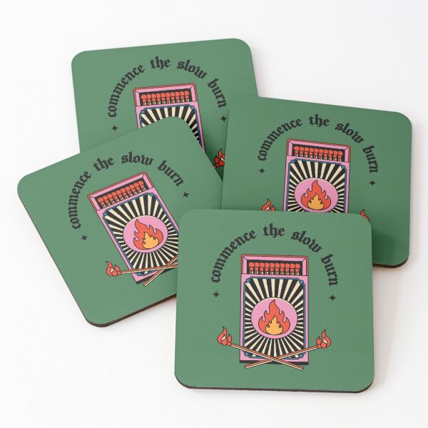 Item preview, Commence The Slow Burn Illustrated Bookish Type designed and sold by Magyarmelcsi Illustration.