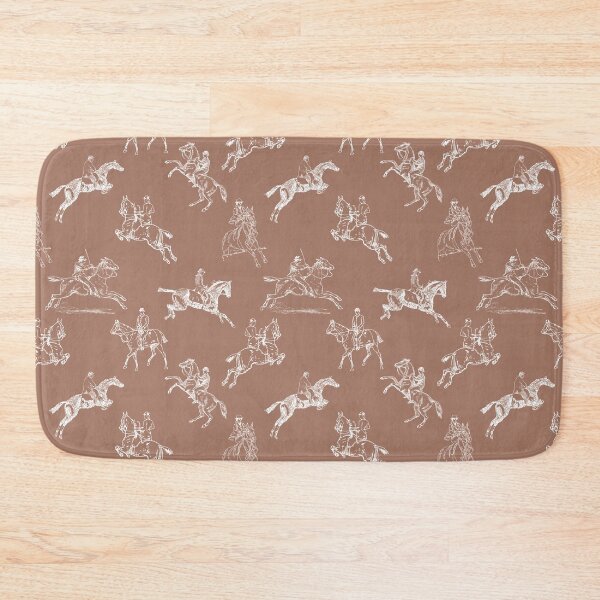 Item preview, Modern Chic Stylish Girly Brown Equestrian Toile designed and sold by tanjica.