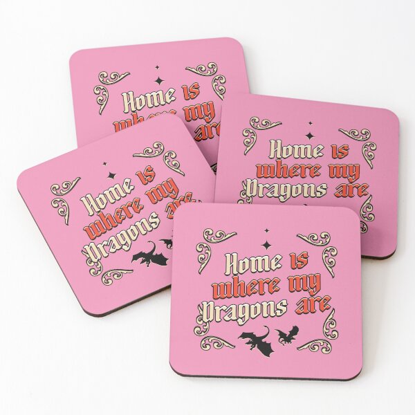 Item preview, Home is Where my Dragons are Illustrated Bookish Type designed and sold by Magyarmelcsi Illustration.