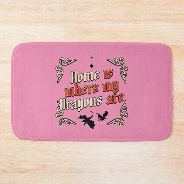 Item preview, Home is Where my Dragons are Illustrated Bookish Type designed and sold by Magyarmelcsi Illustration.