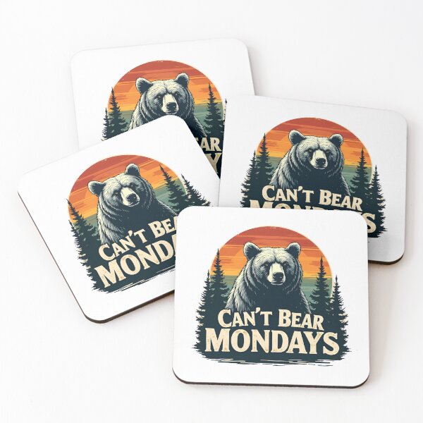 Item preview, Bearly Mondays designed and sold by Mindsway.
