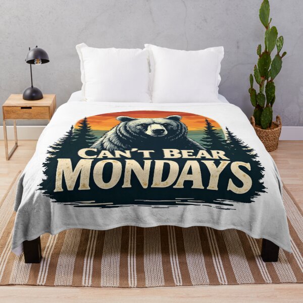 Item preview, Bearly Mondays designed and sold by Mindsway.