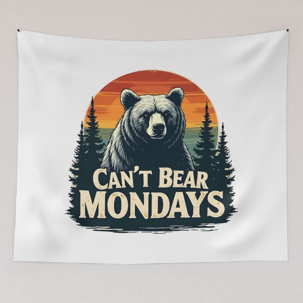 Item preview, Bearly Mondays designed and sold by Mindsway.