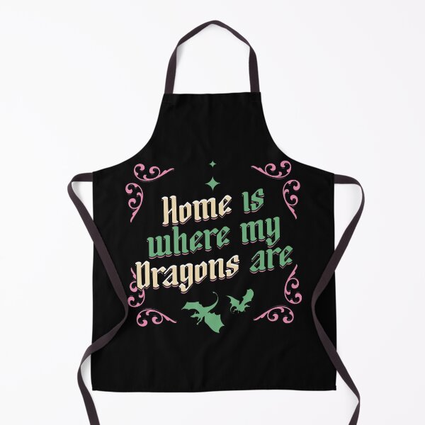 Item preview, Home is Where my Dragons are Illustrated Bookish Type designed and sold by Magyarmelcsi Illustration.
