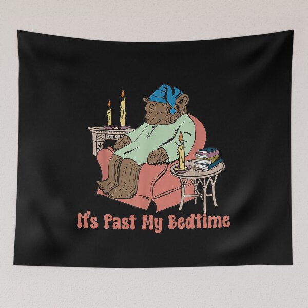 Item preview, It's Past My Bedtime Funny Bear Lover Reading   designed and sold by DoodleUrban.