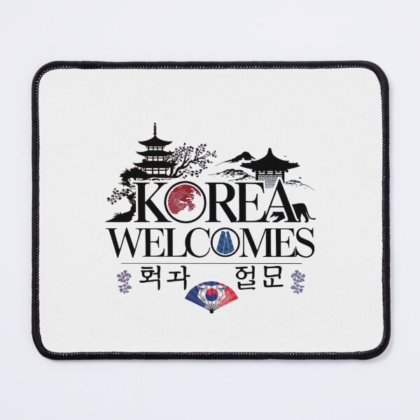Item preview, Korea Welcomes Flag Map Kimchi, Seoul, Hanbok designed and sold by AnimalsDH305.
